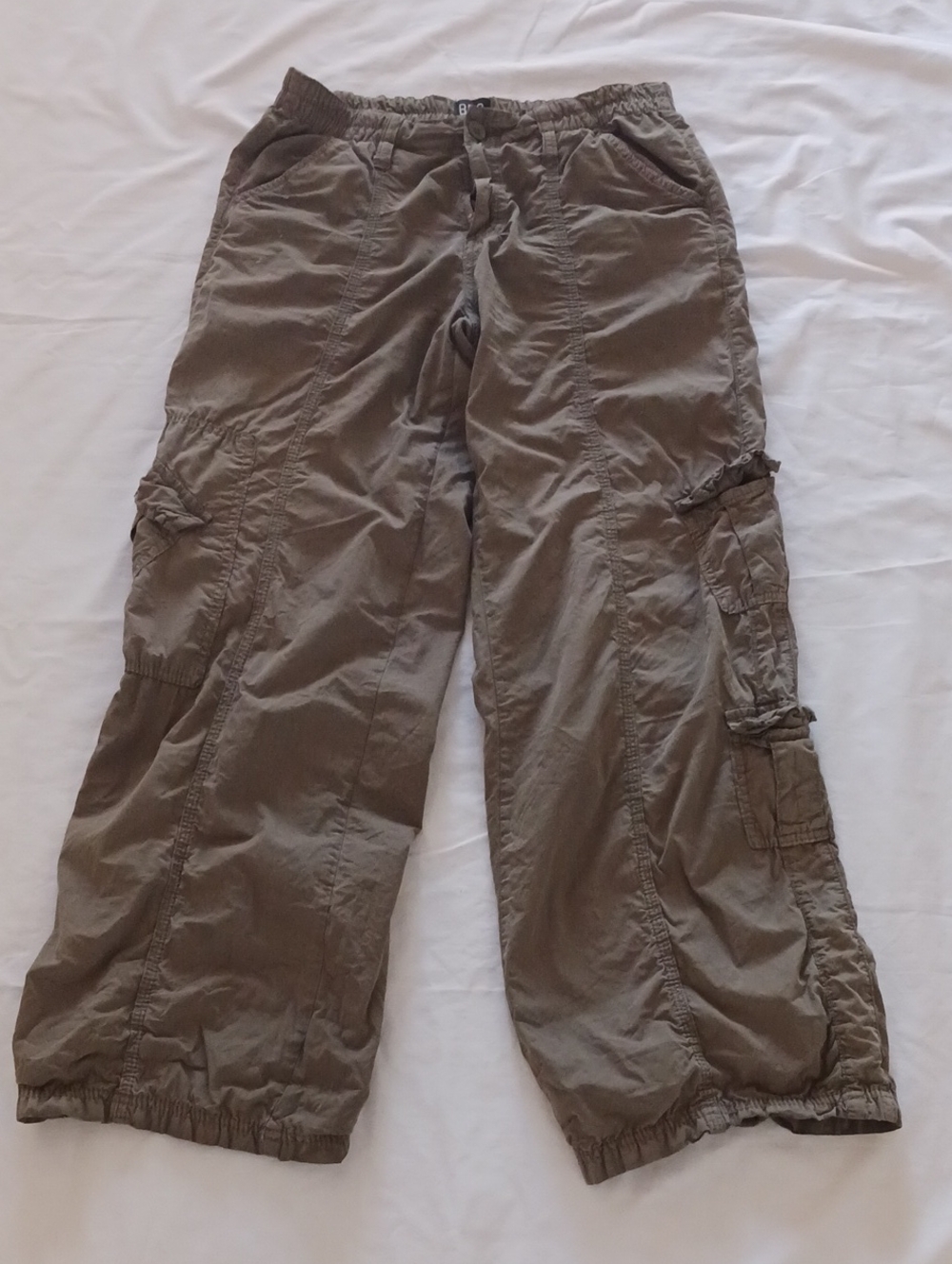 BDG Olive Green Cargo Pants with Utility Pockets